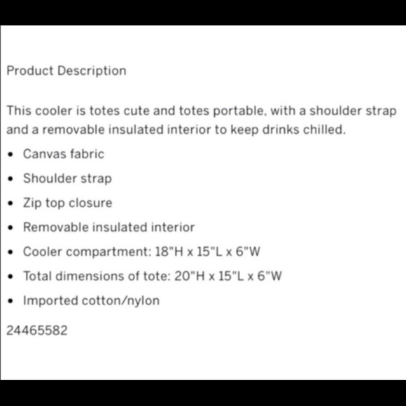 Victoria’s Secret Logo Labeled Tote Bag with Detachable Insulated Tote (2pc Set) - Picture 10 of 10